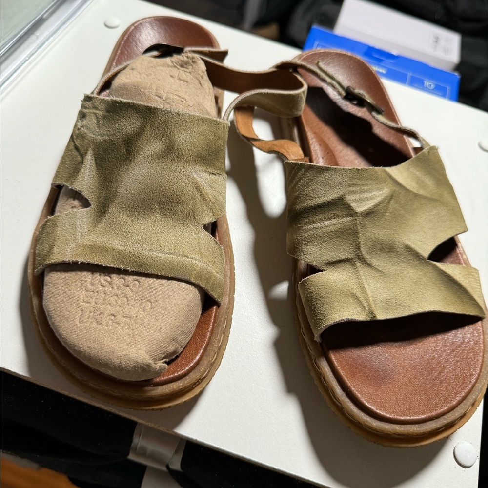 'Born' Women's Carah Sandal - Dark Olive